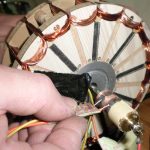 Sternmotor gerade Wicklung Test